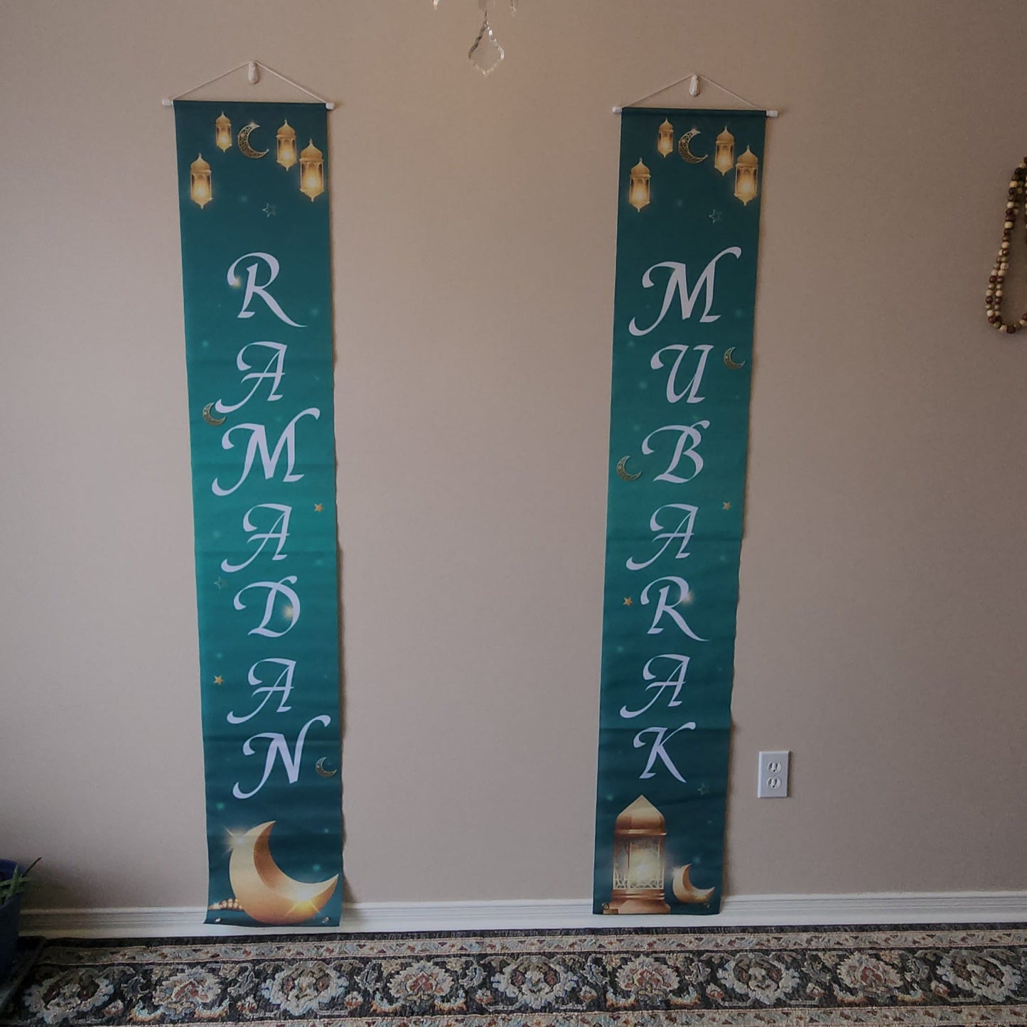 Green Ramadan Banner Set 2 pc 30cmX180cm