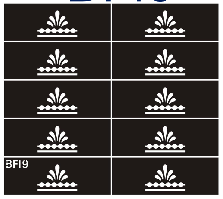 Temporary HennaTattoos Stencil Stickers