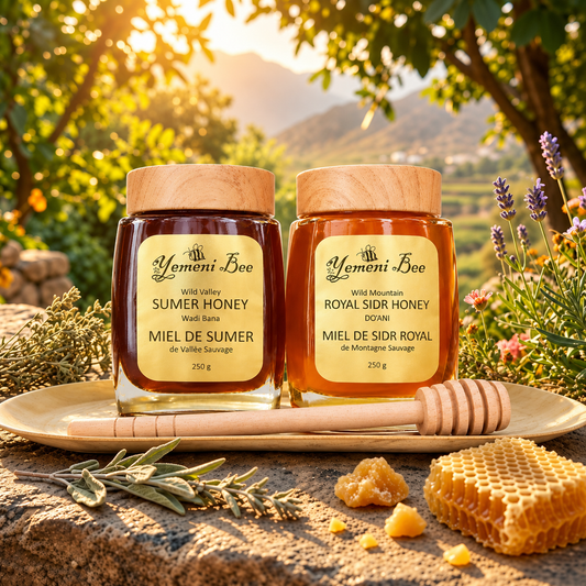 The Ultimate Honey Bundle: Royal Do’ani Sidr Honey (250g) & Sumer Honey (250g)