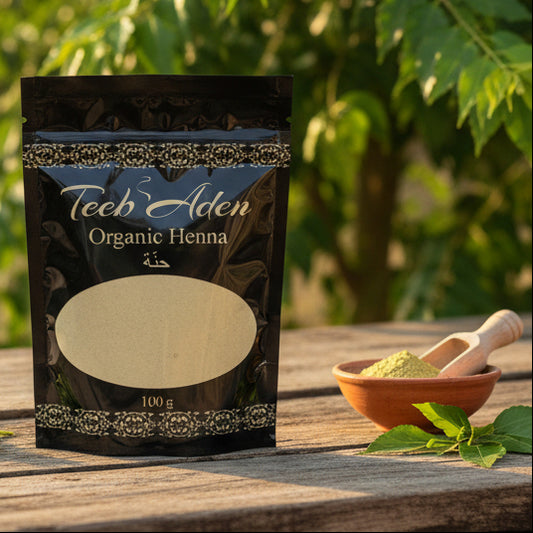 Organic Henna Powder حِنّة عضوية (100g)